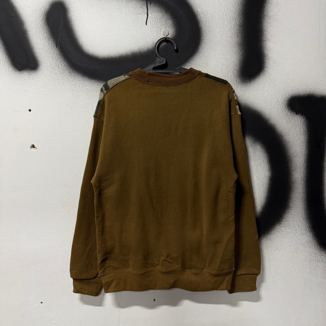 VTG 빈티지 모카 브라운 케이블 니트 스웻셔츠 상품이미지2
