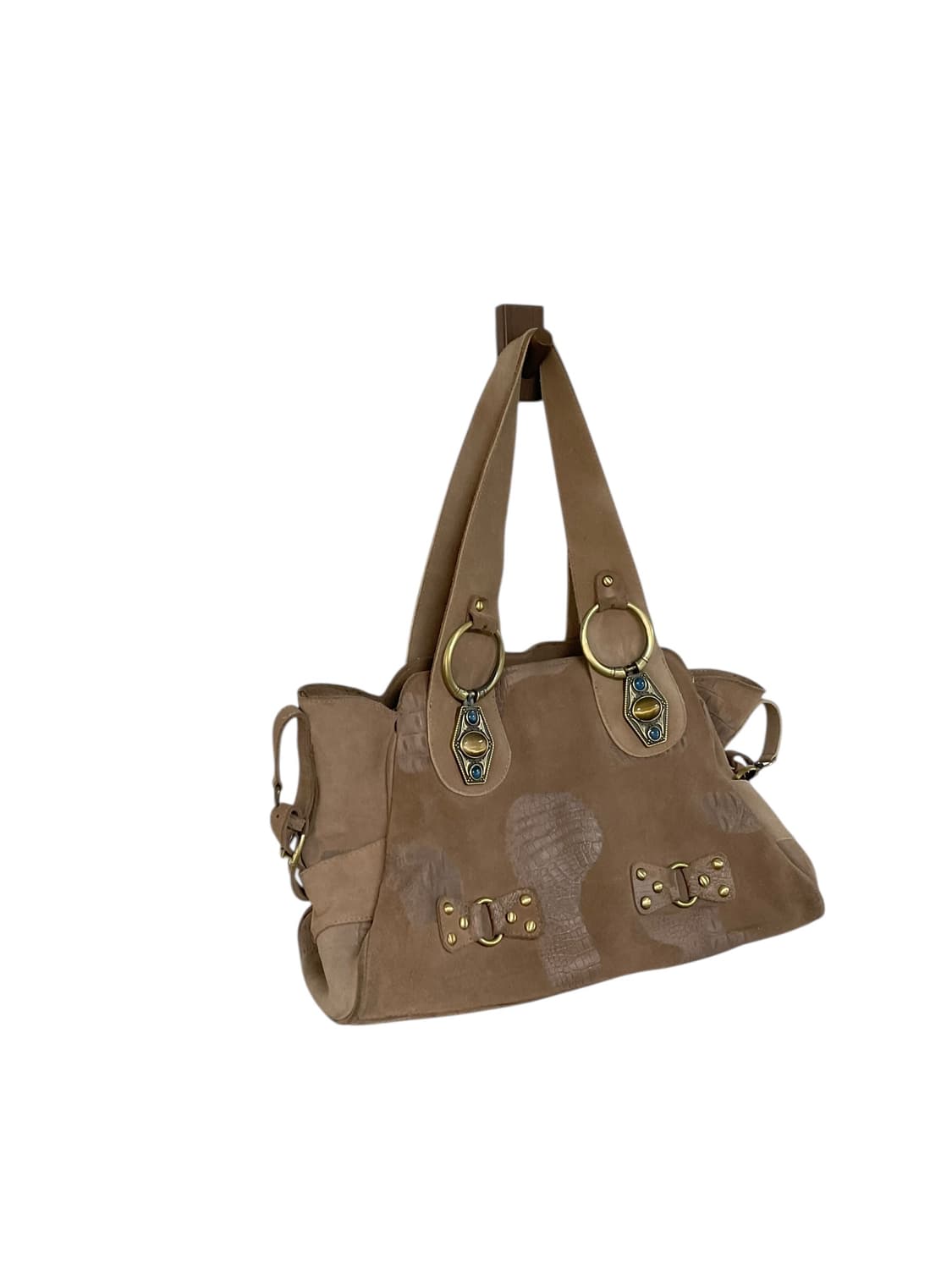 빈티지 스웨이드 스터드 백 상품이미지2