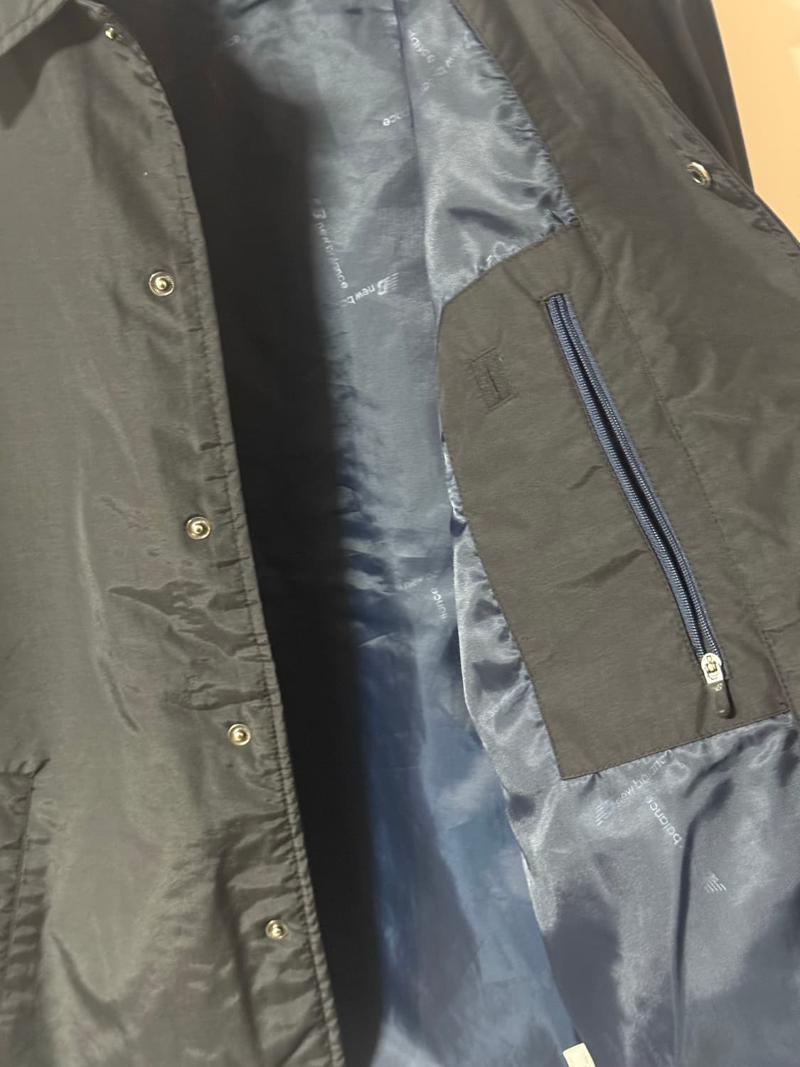 뉴발란스 코치 자켓 블랙 빈티지 바람막이 상품이미지6