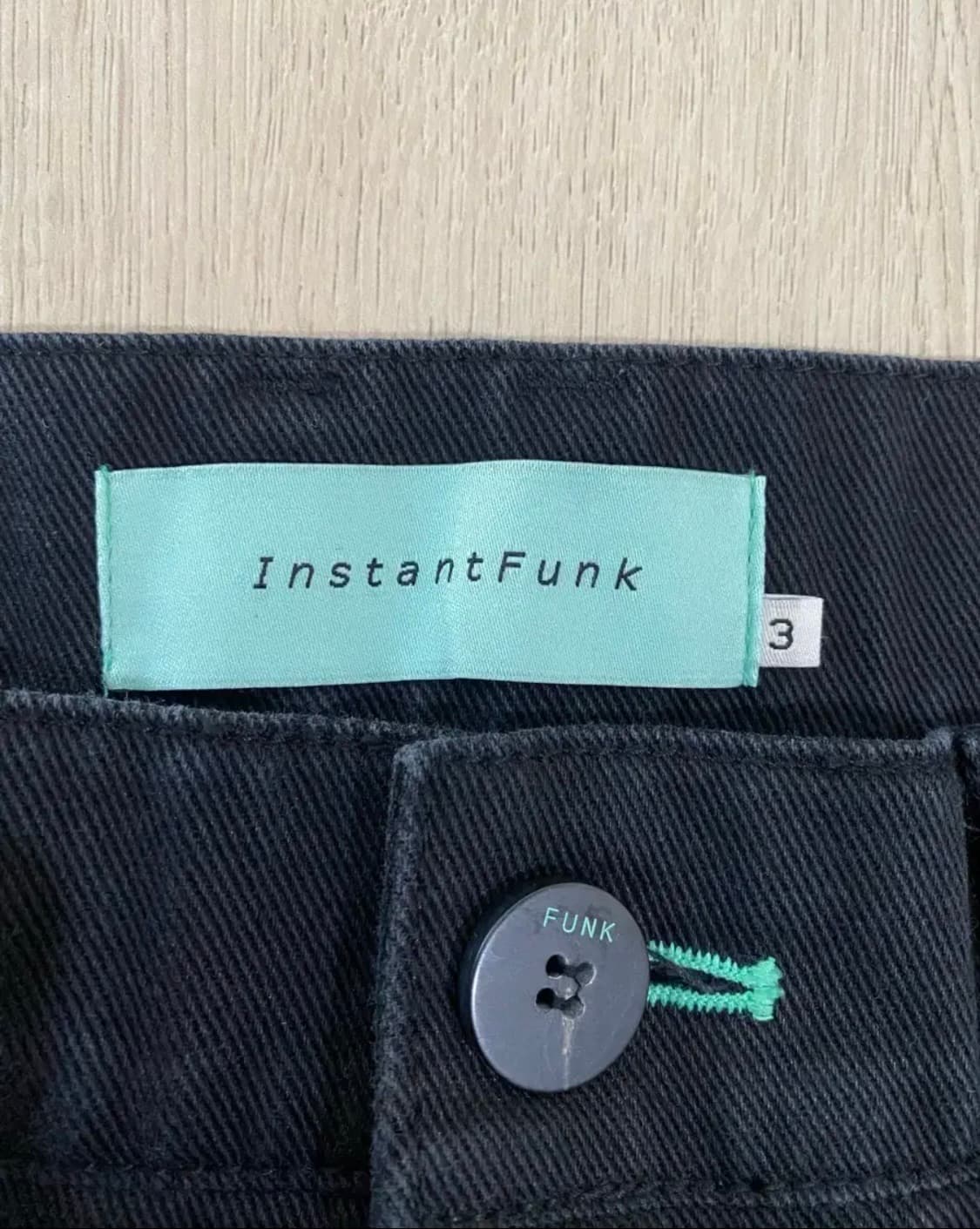 인스턴트펑크 새미 와이드 카고 조거 블랙 (32) 상품이미지4