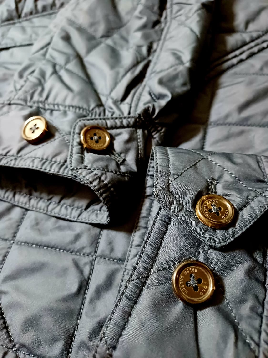 폴로 랄프로렌 네이비 다이아몬드 퀼팅 자켓 상품이미지4