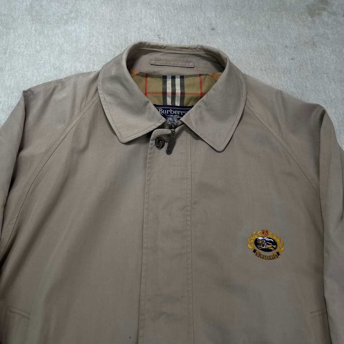 100 버버리 아카이브 로고 블루종 자켓 상품이미지2