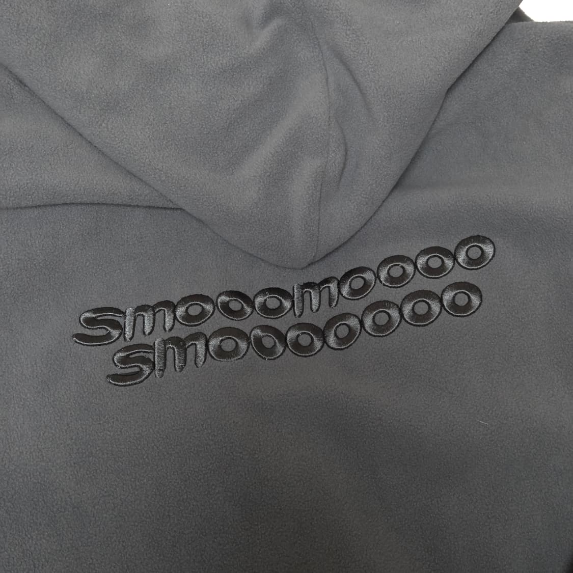 택달린새상품) 스무드무드 솝 플리스 후드 집업 차콜 그레이 상품이미지8