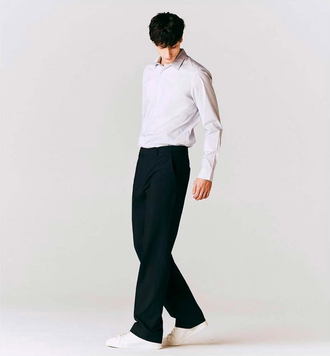 컨셉원 쿨맥스 스트레이트핏 슬랙스 블랙 상품이미지1