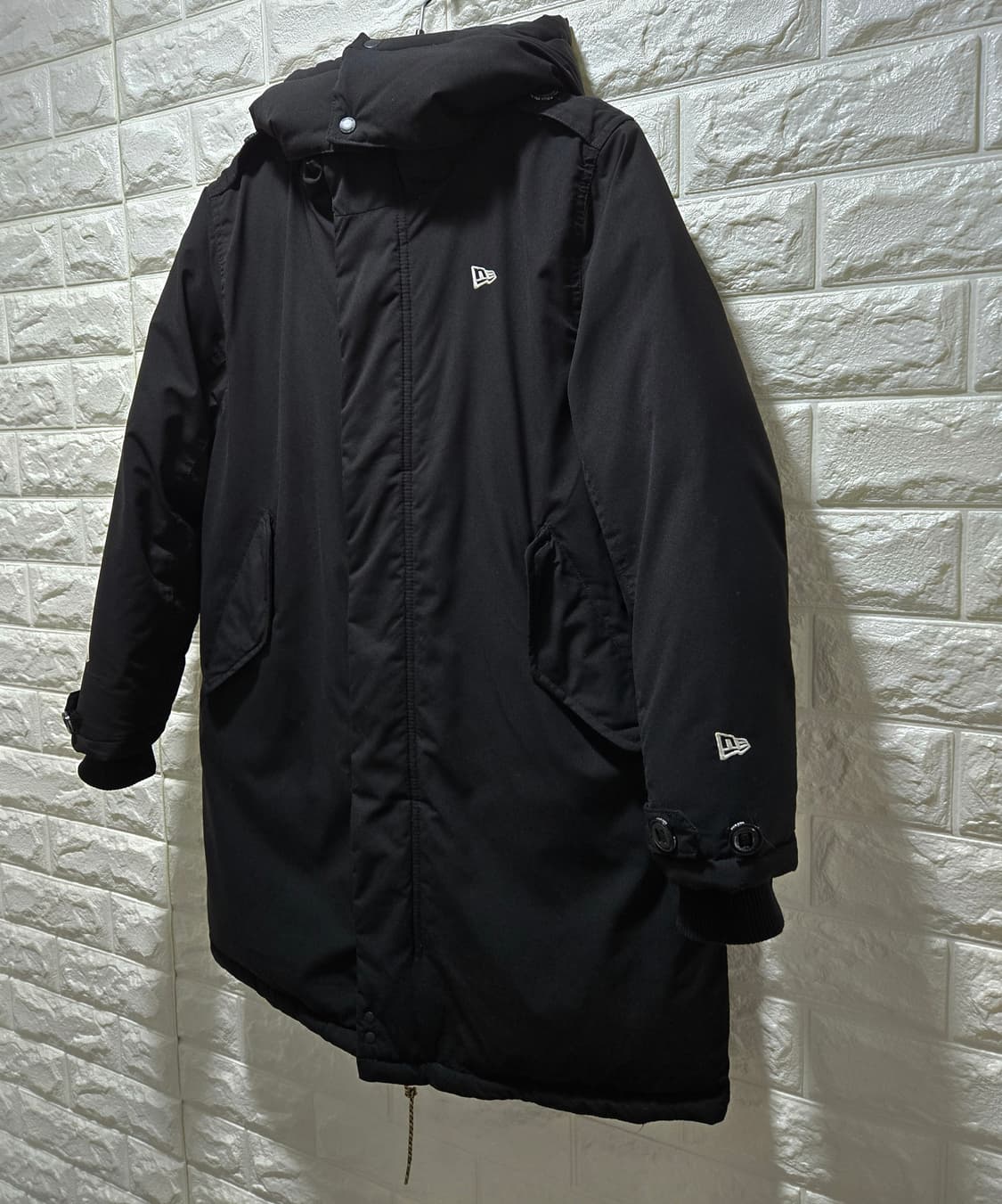 뉴에라 키즈 구스다운 롱패딩 점퍼 140 상품이미지4