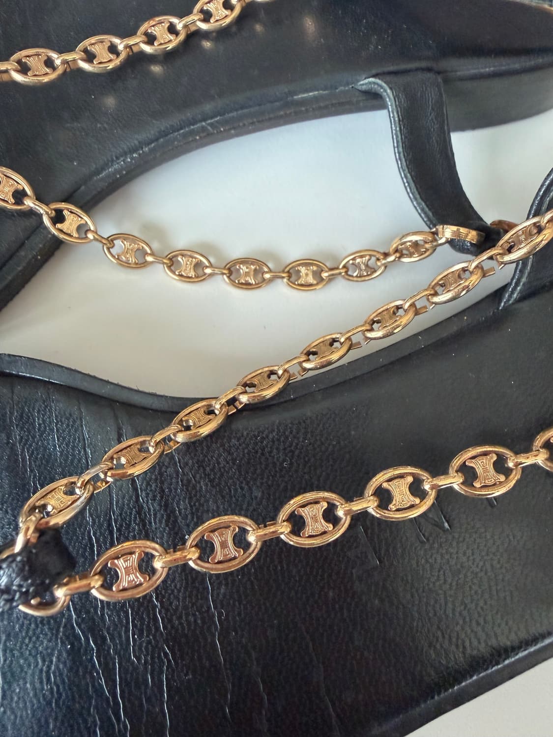 빈티지 셀린느 체인 샌들 상품이미지2