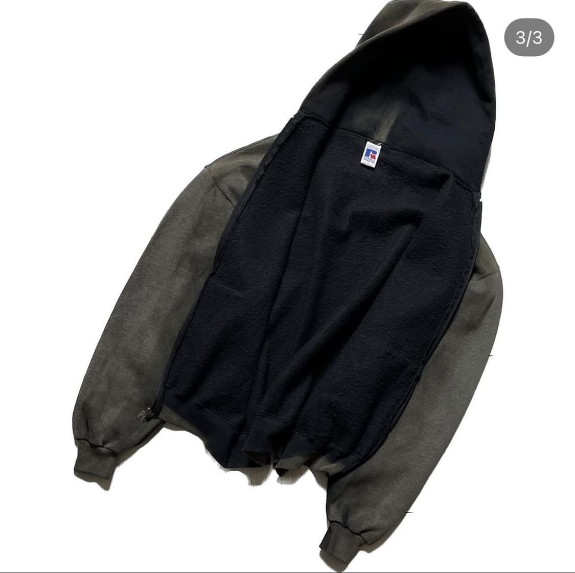 빈티지 러셀 후디집업 L 상품이미지3