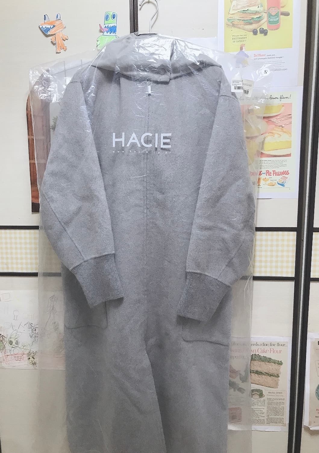 (새상품) 하시에 핸드메이드 캐시미어 코트 상품이미지9