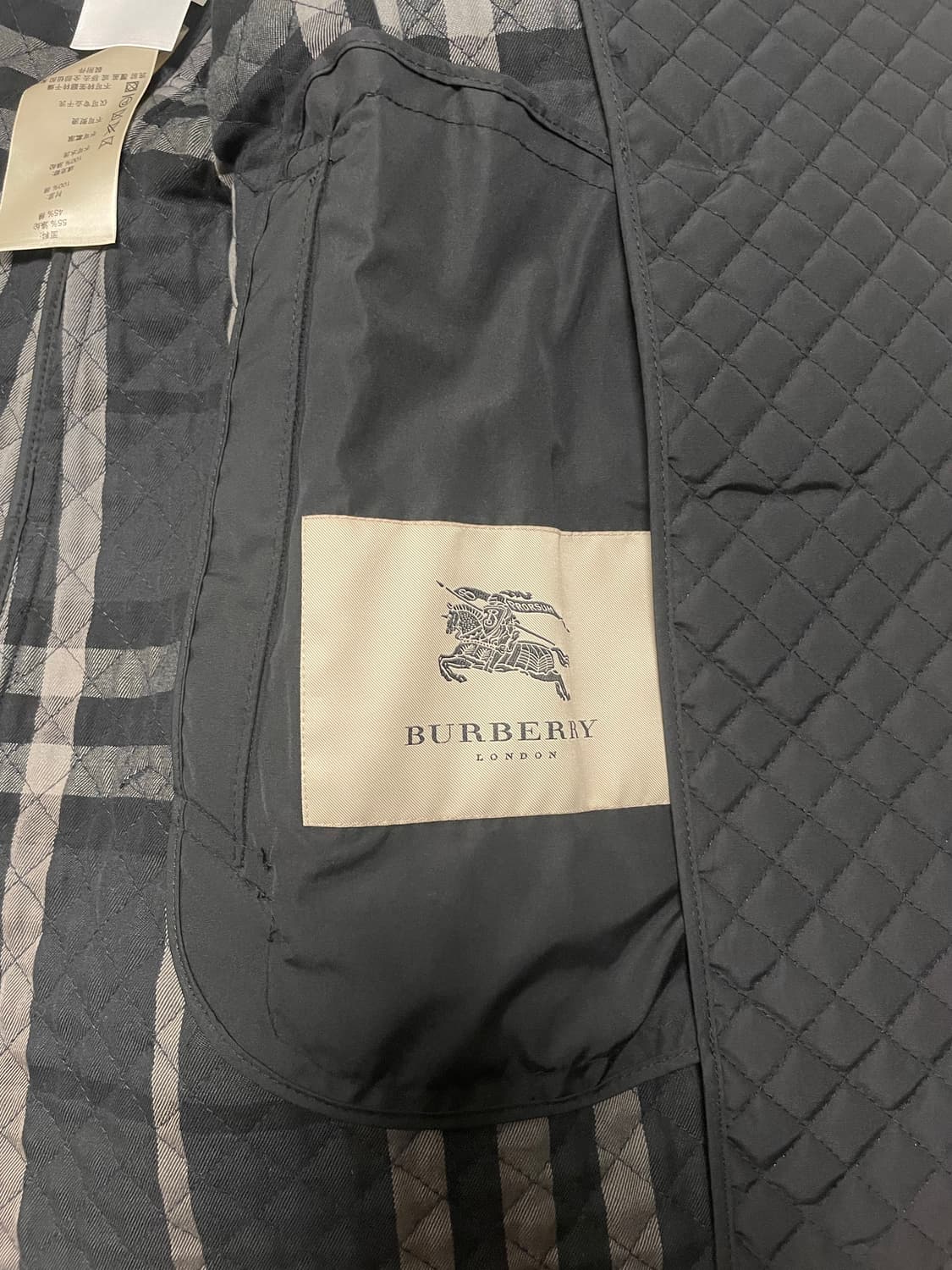 버버리 퀄팅코트 상품이미지6