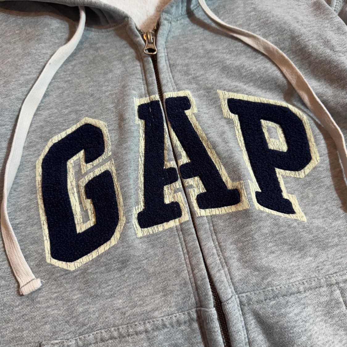갭 로고 후드집업 그레이 상품이미지2