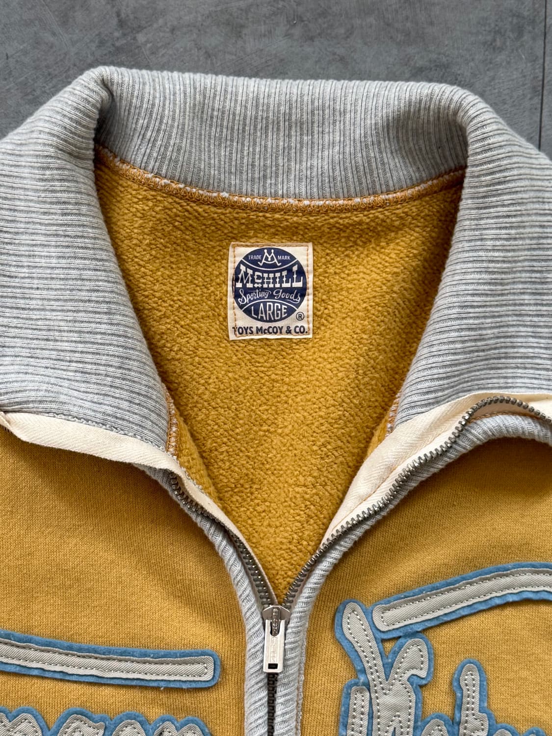 Toys McCoy 토이즈 맥코이 옐로우 스웻 집업 상품이미지8