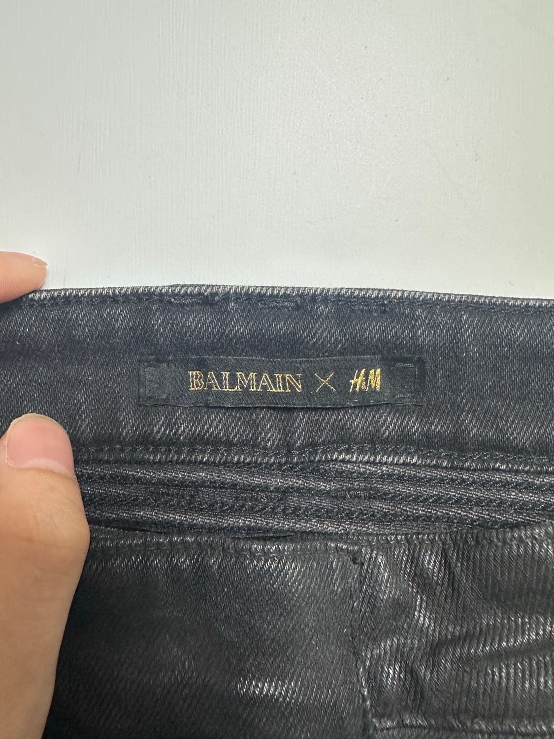 발망 h&m 코팅 바이커진 30 상품이미지3