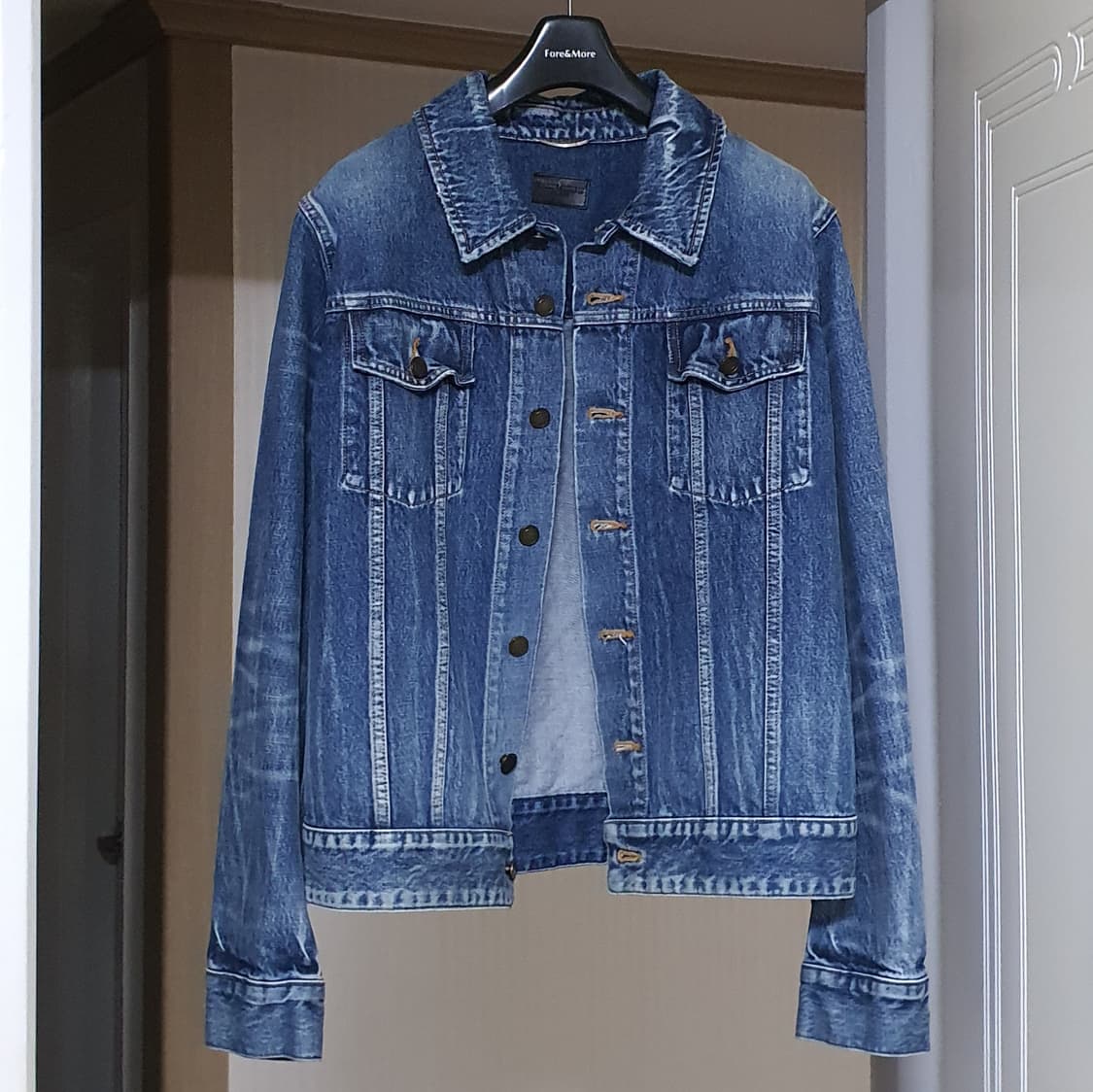 생로랑 플라밍고 데님자켓 상품이미지6