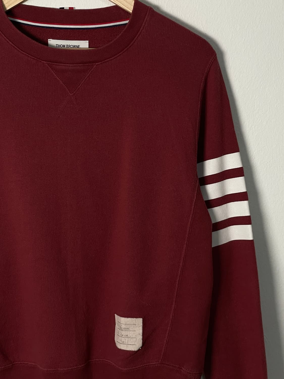 톰브라운 사선 완장 맨투맨 상품이미지4