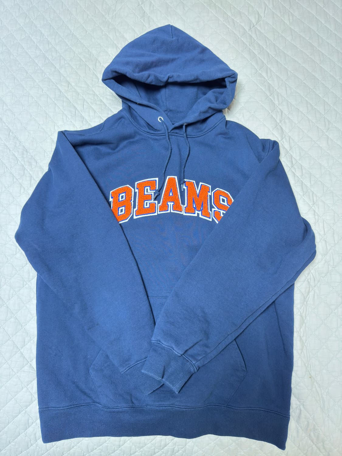 [BEAMS] 빔즈 베이직 후드 네이비 사이즈 XL 상품이미지1