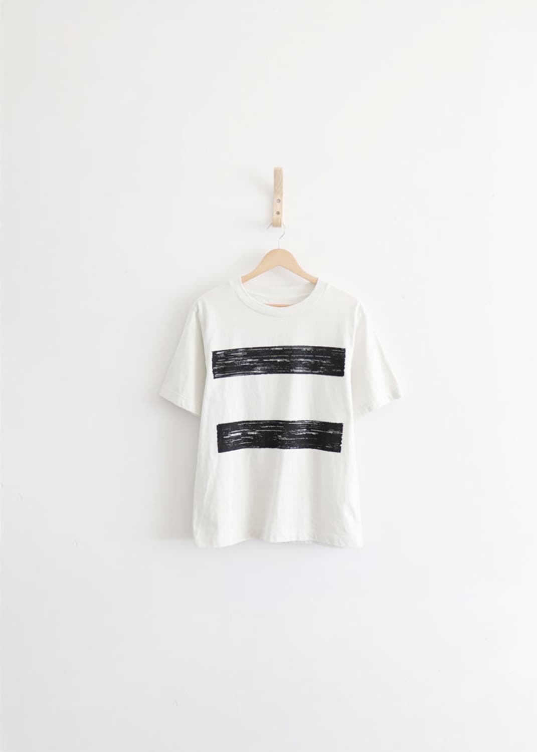 MHL Block Print Dry Cotton T-shirt 상품이미지1