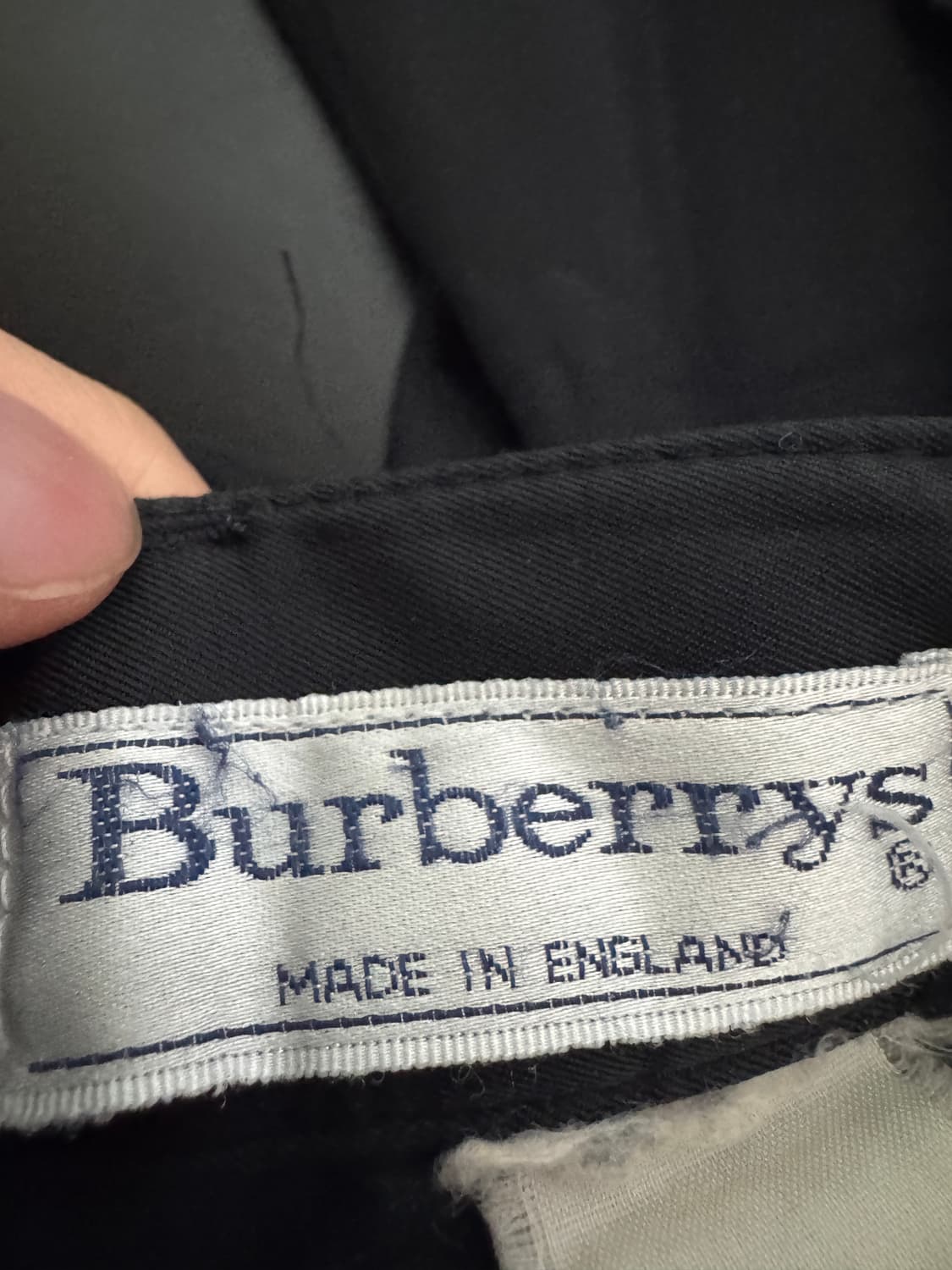 버버리 Burberrys 체크 포인트 블랙팬츠 상품이미지3