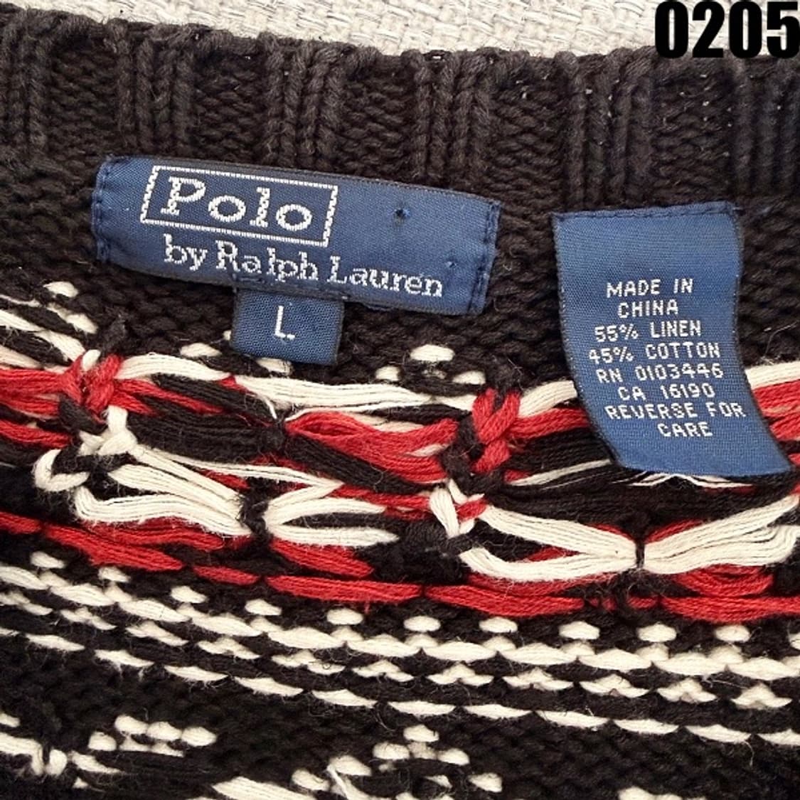 폴로 랄프로렌 스키 그래픽 니트 스웨터 L 0205  상품이미지5