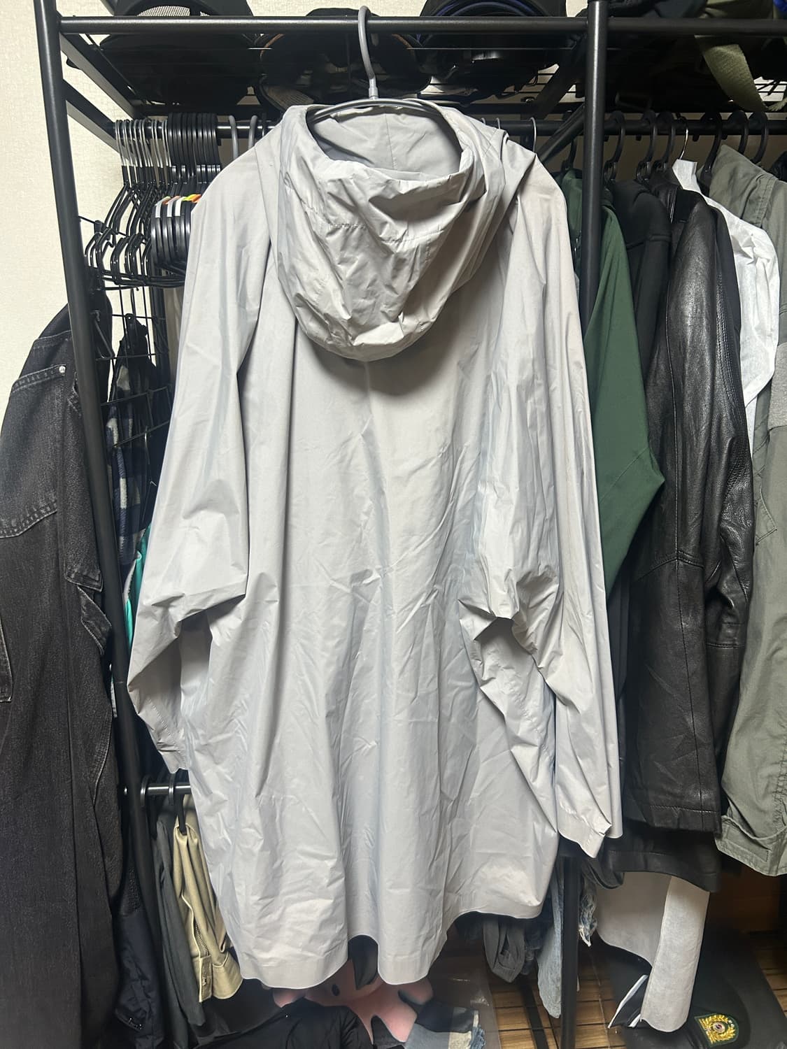 프리티그린 판초 그레이 상품이미지3