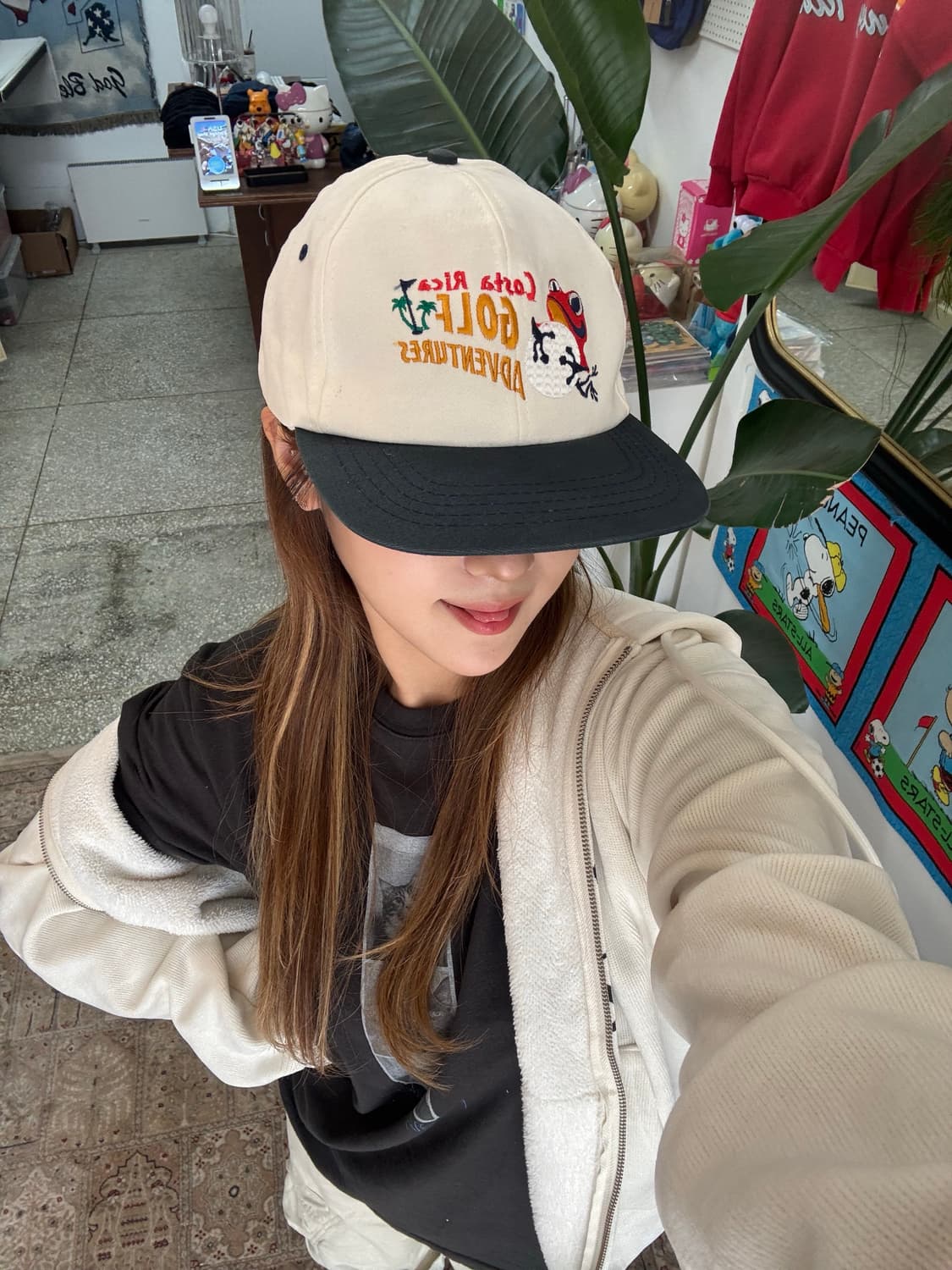 코스타리카 골프 어드벤쳐스 빈티지 볼캡 상품이미지1