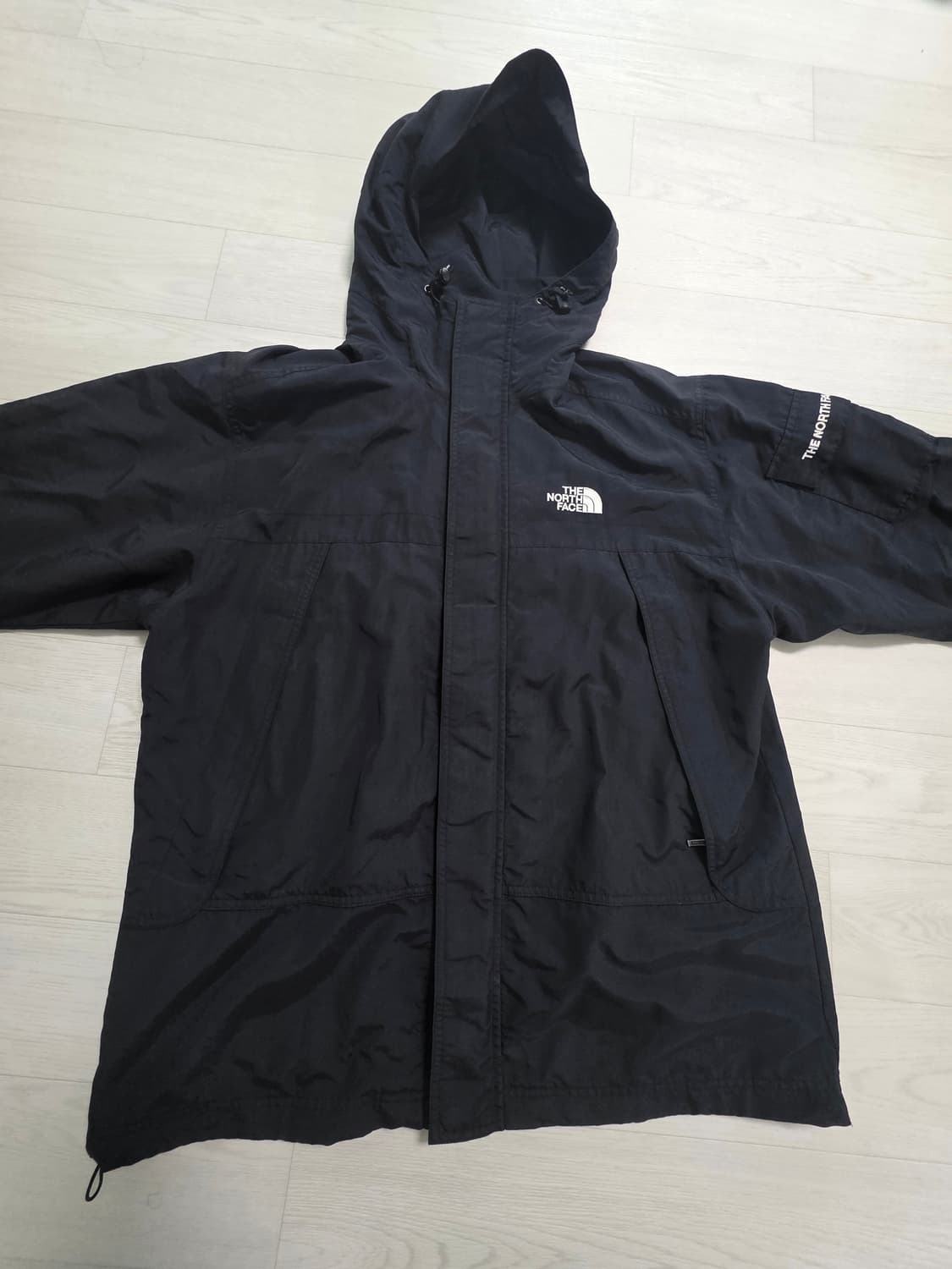 노스페이스 사이드포켓 바람막이 후드 자켓 XL사이즈 상품이미지4