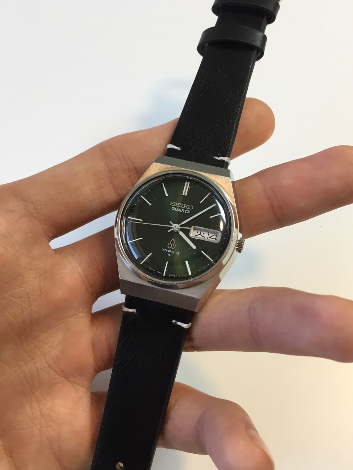 70s seiko type 2 olive dial quartz 상품이미지1