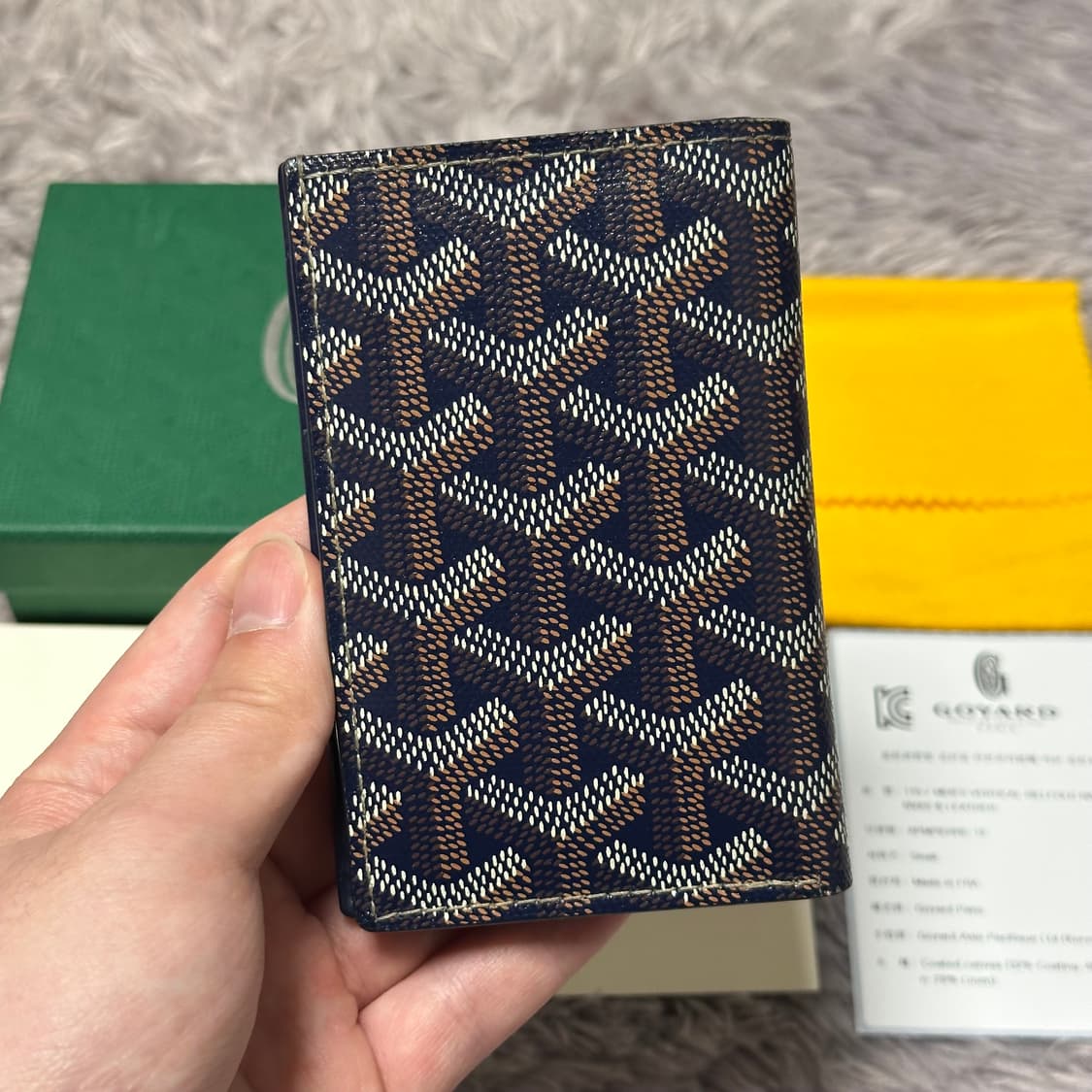 [풀구성] 고야드 생피에르 카드지갑 스페셜네이비 상품이미지2