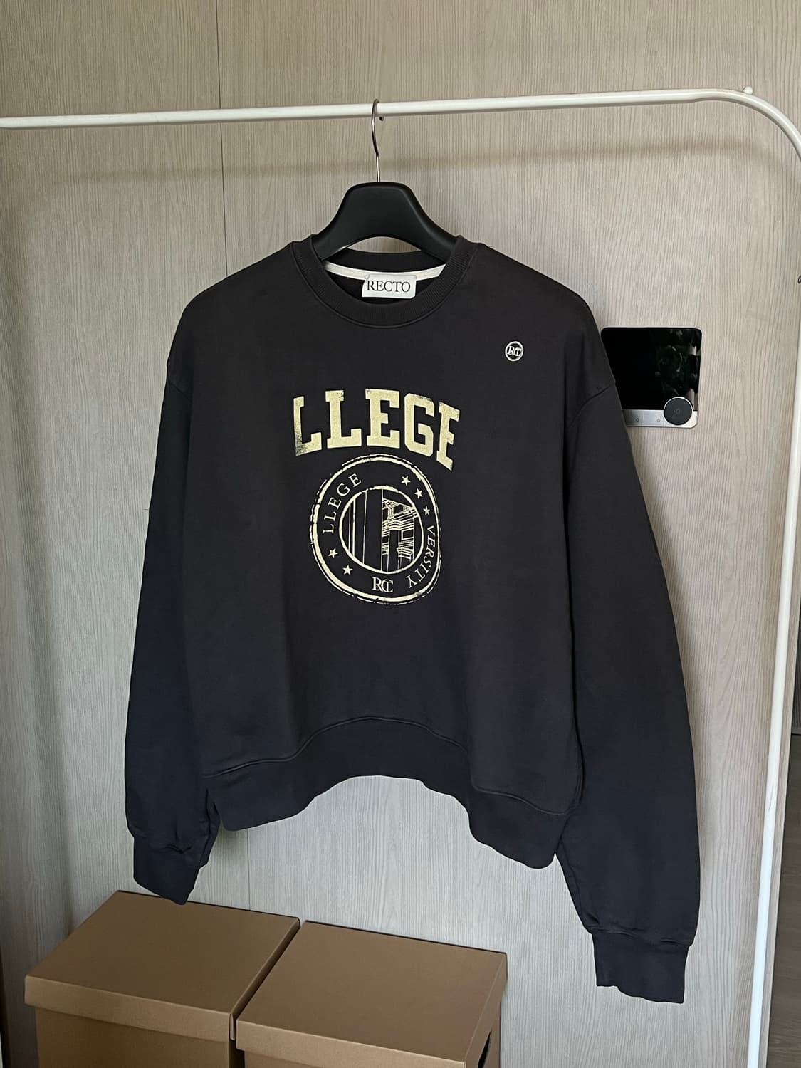 렉토 LLEGE 맨투맨 free사이즈 상품이미지1