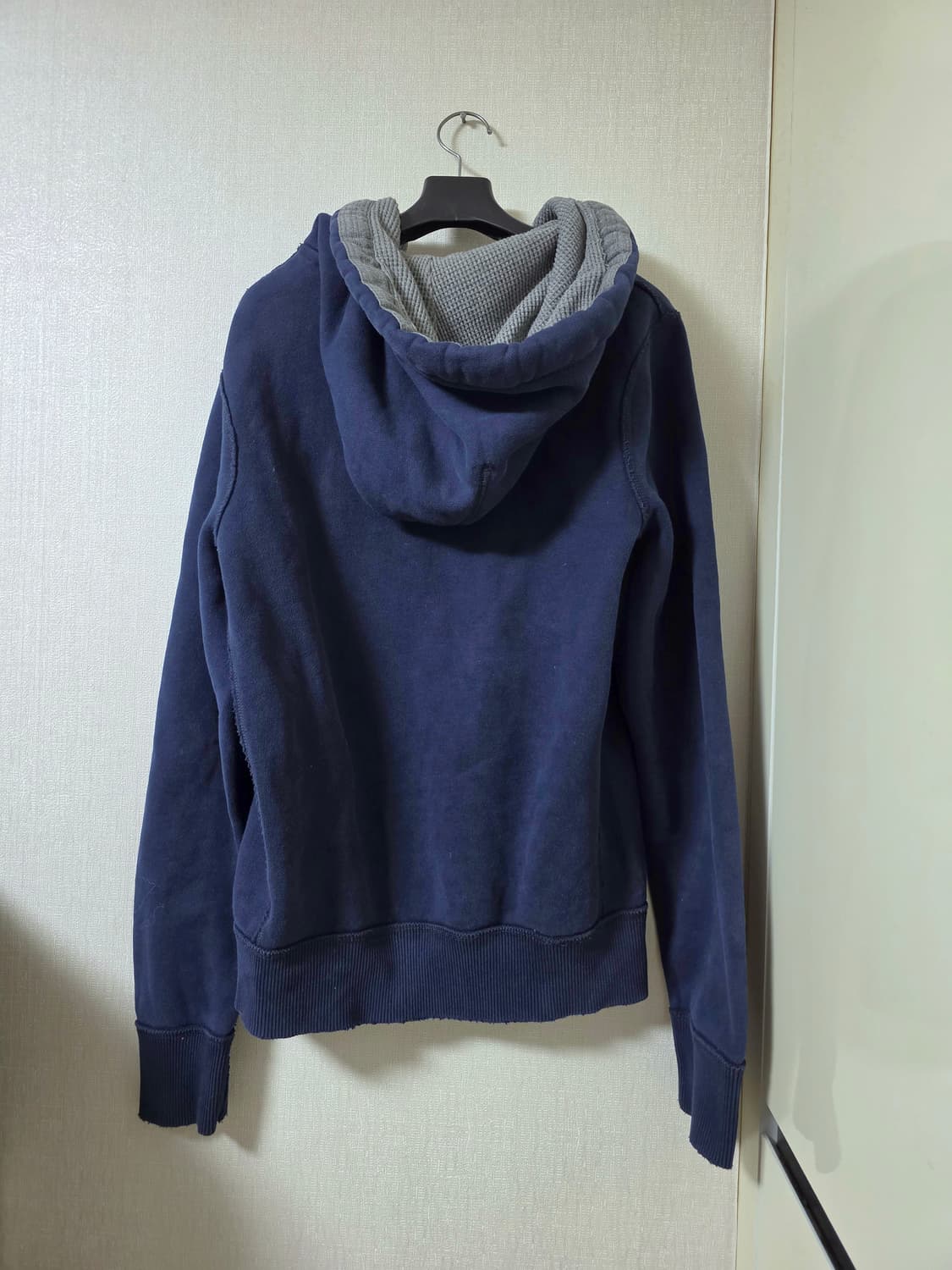 아베크롬비 네이비 기모 후드집업 M 상품이미지2