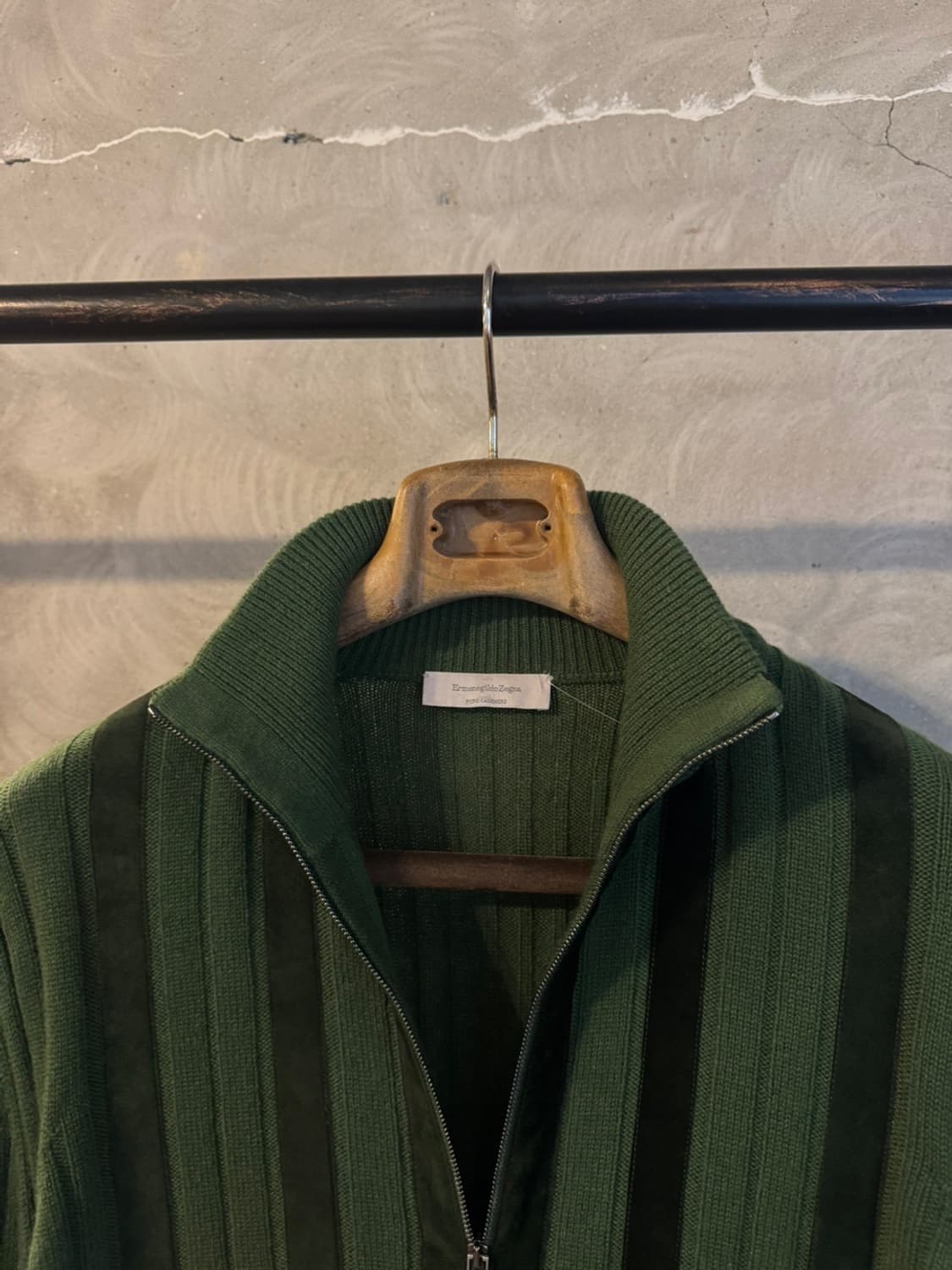 에르메네질도 제냐 짚업 니트 100 상품이미지3