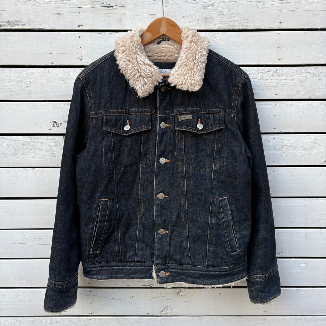 Calvin Klein 캘빈클라인 데님 쉐르파 자켓 상품이미지1