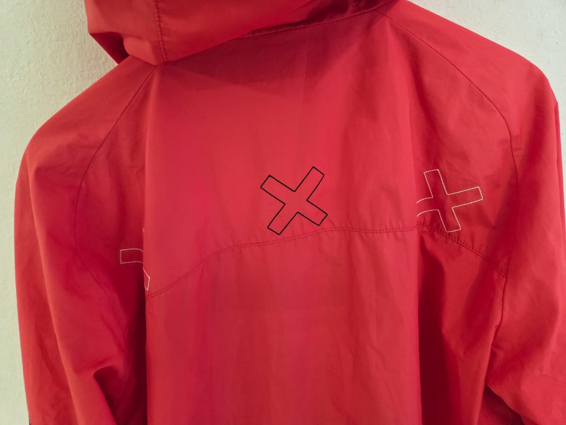 오니츠카타이거 바람막이 자켓 XL 레드 상품이미지8