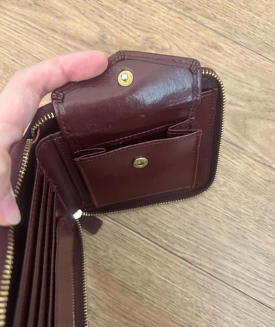 Fennec 지갑 브라운 와인 컬러 상품이미지4