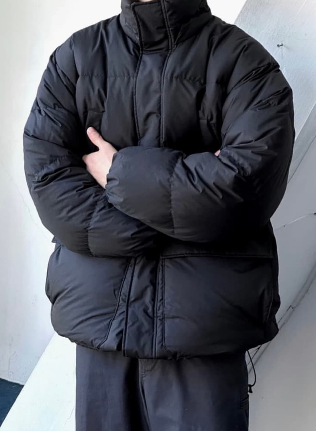 빔즈 다운 자켓 블랙 상품이미지3