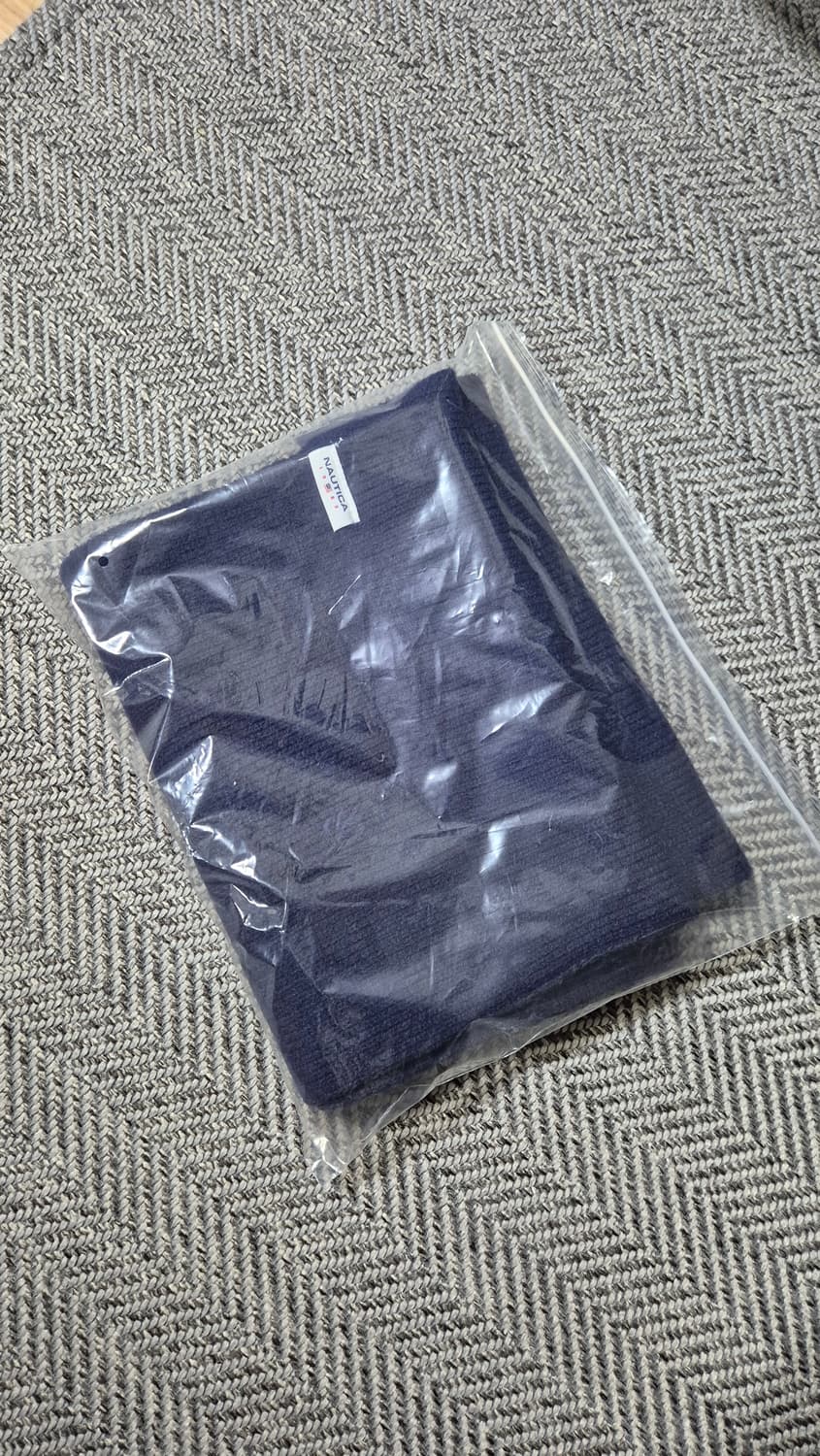 노티카 컴포트 코지 니트 머플러 Navy 새제품 상품이미지4