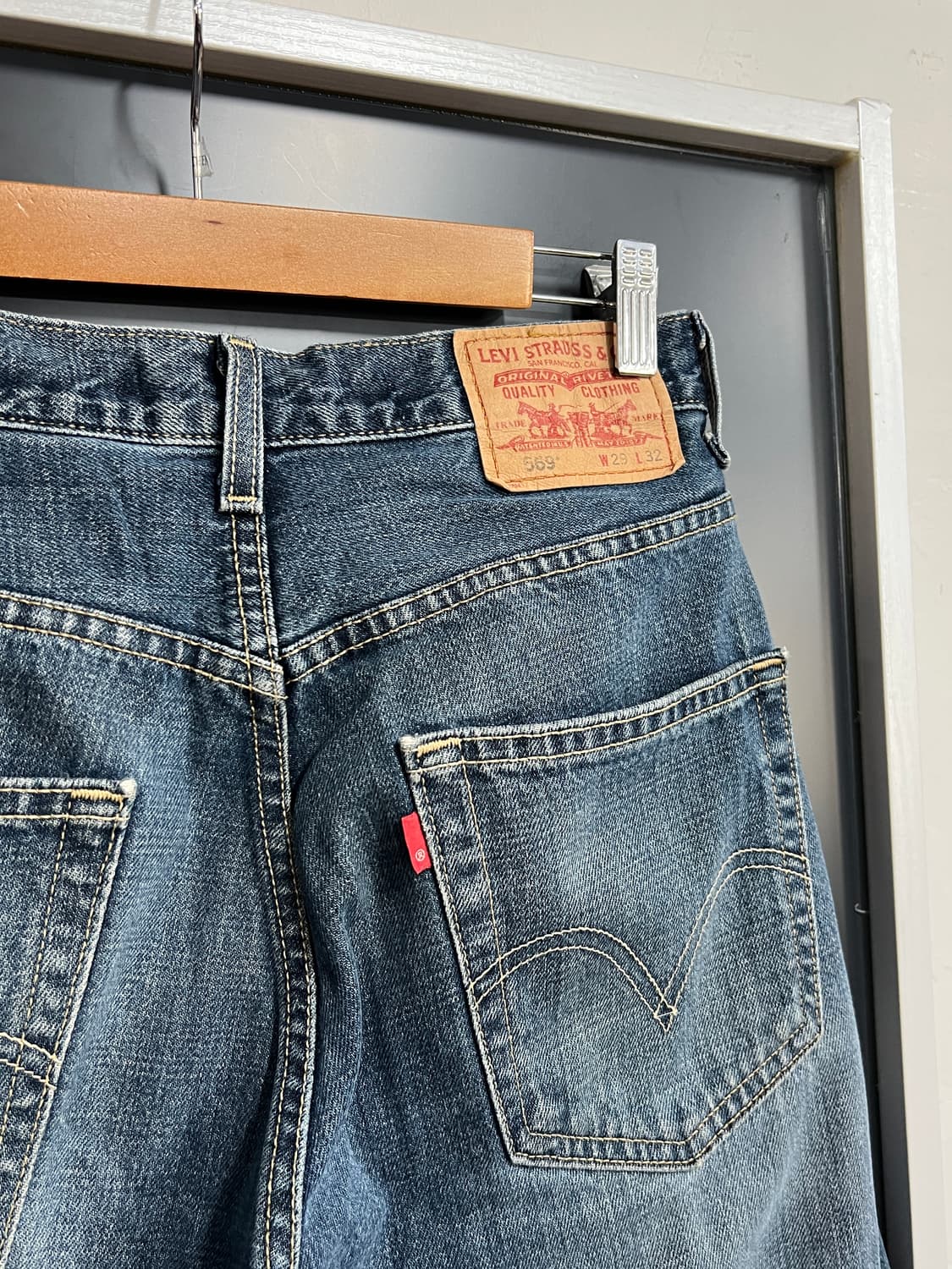 00‘s Levis 리바이스 569 루즈 스트레이트 데님 팬츠 상품이미지2