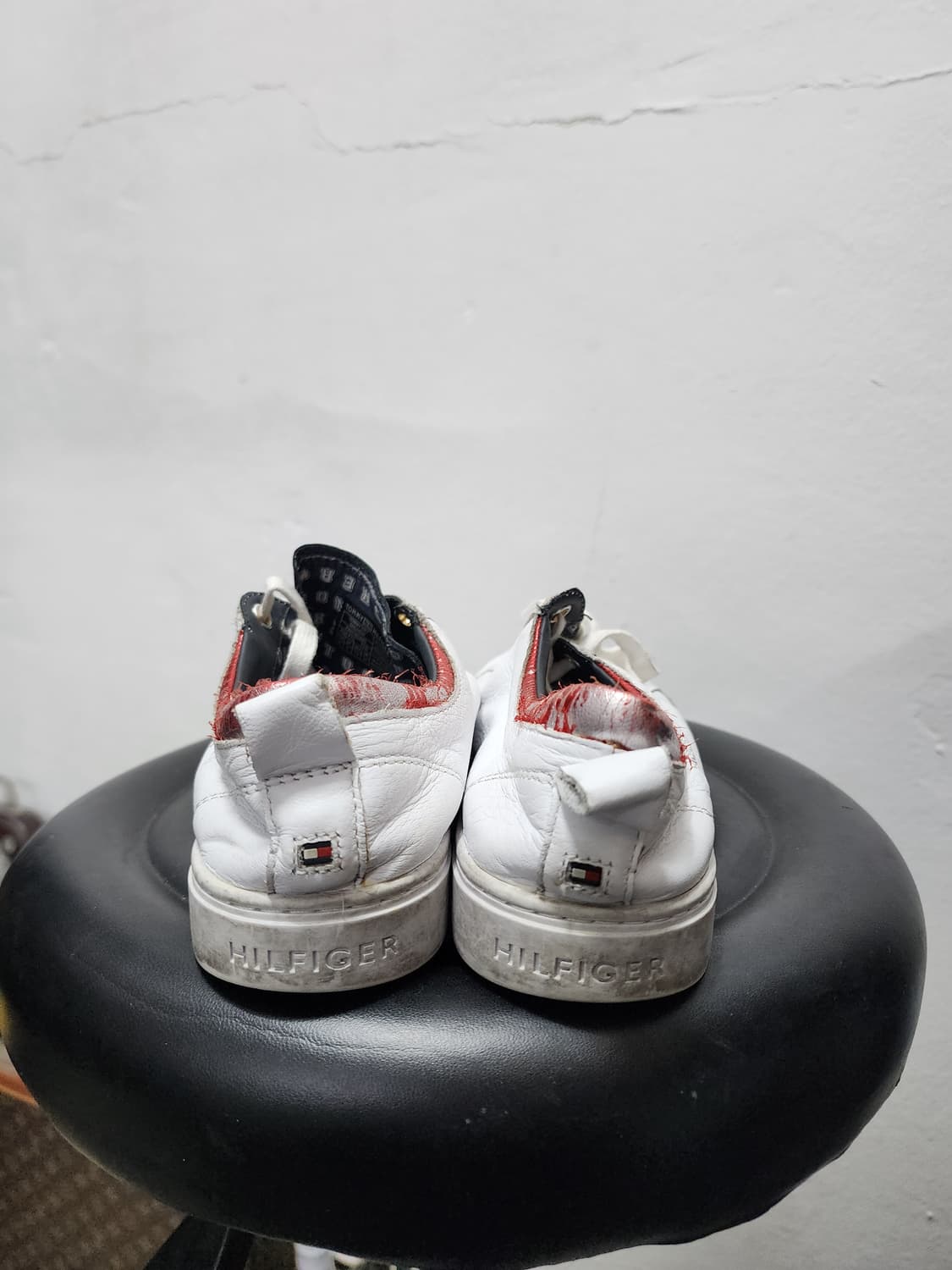 타미힐피거 흰색 스니커즈 운동화 상품이미지4