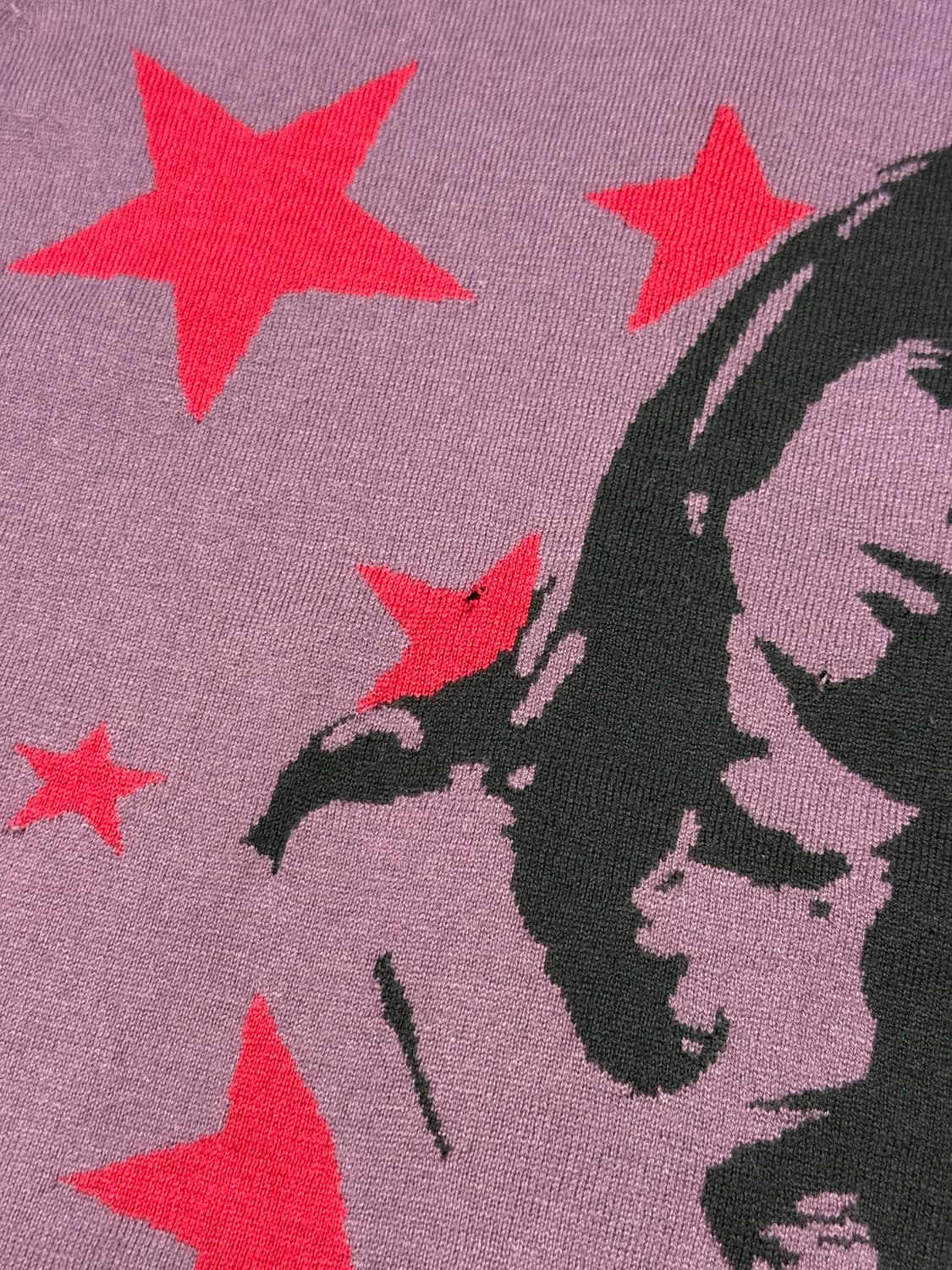 히스테릭 글래머 아카이브 히스걸과 무수한 별 실크 혼방 후드 집업 자켓 상품이미지3