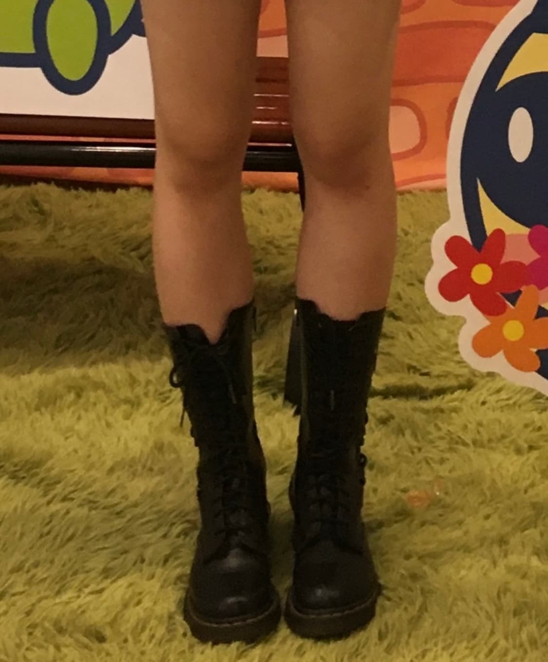 닥터마틴 장미 레이스업 워커 상품이미지2