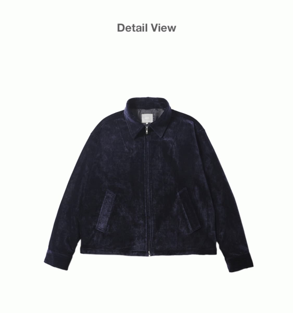 발루트 벨벳 블루종 네이비 새상품 상품이미지6