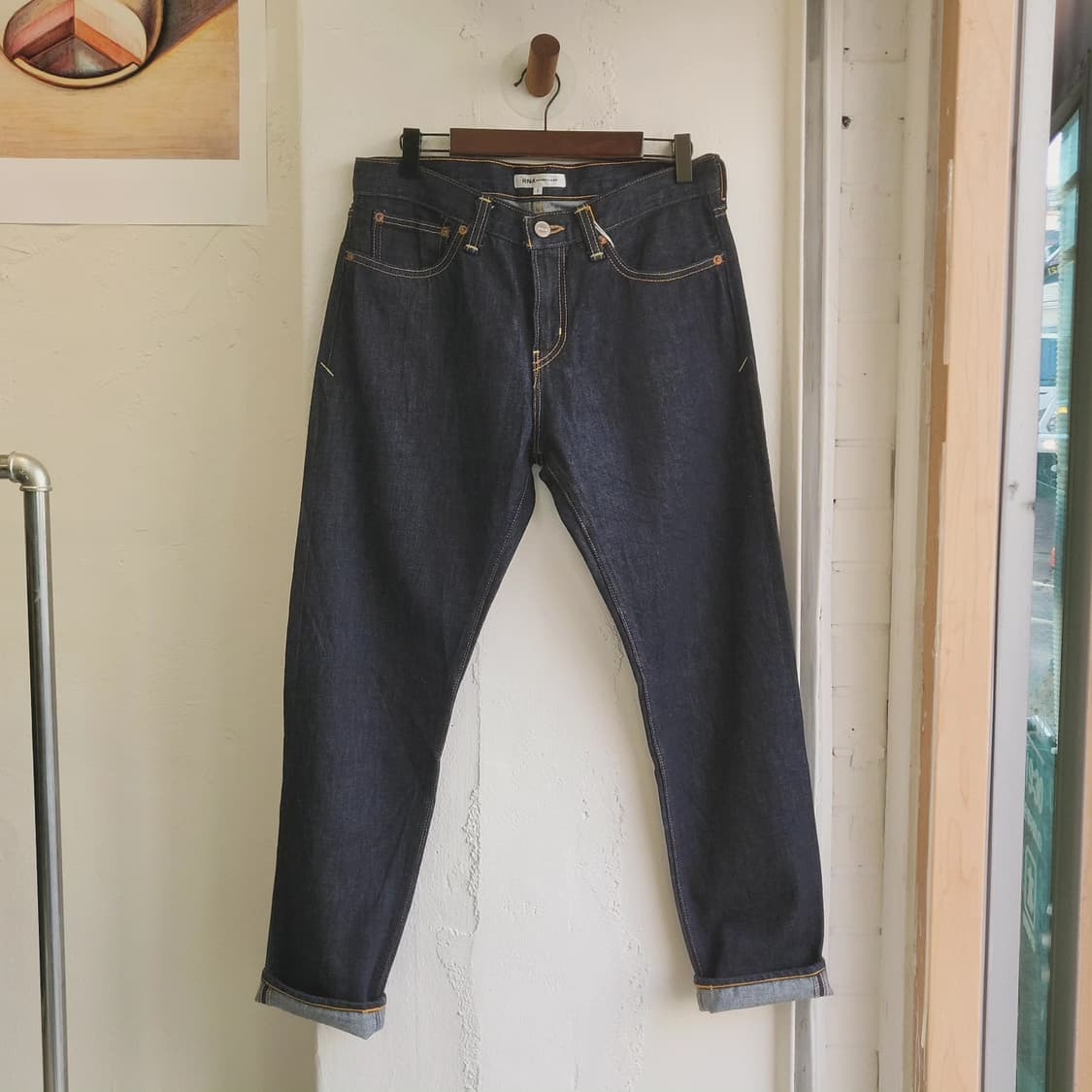 RNA 스티치 생지 데님팬츠 상품이미지10