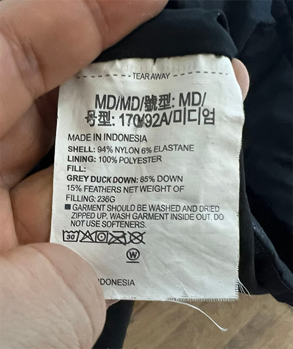 언더아머 남자 롱패딩 덕다운 블랙 캐주얼 M 95 상품이미지5