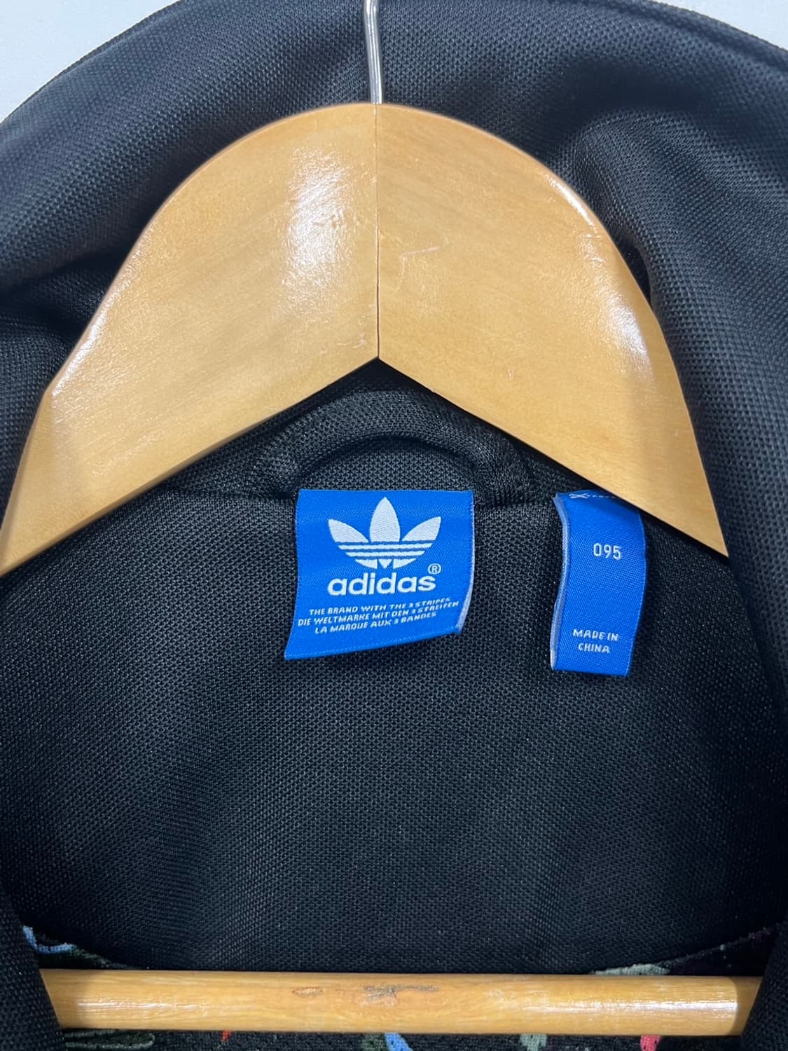 아디다스 빅로고 트레포일 검정 유로파 트랙탑 져지 상품이미지6