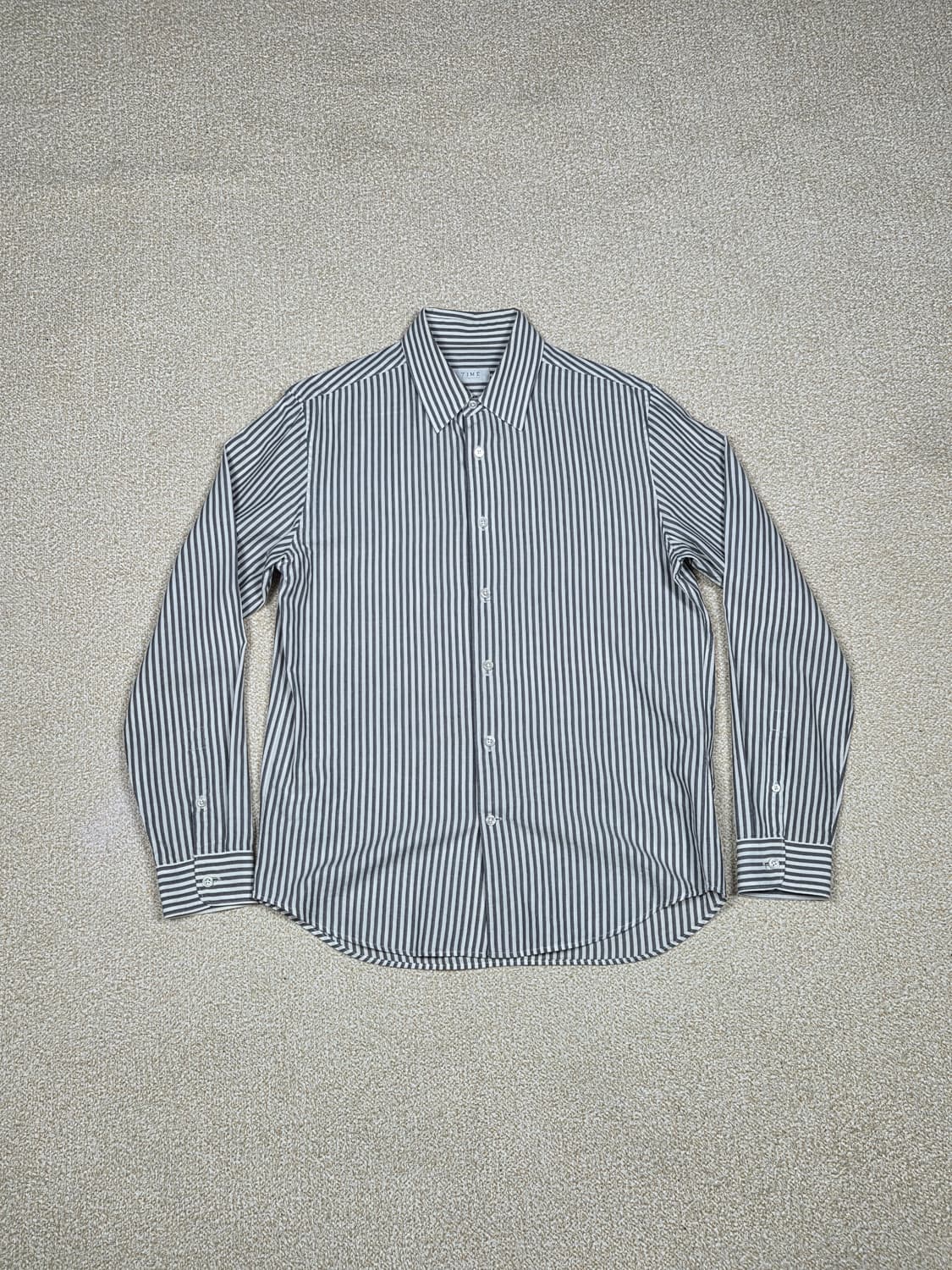 [타임옴므] A. Monti 원단 스트라이프 셔츠 | 00270 상품이미지1