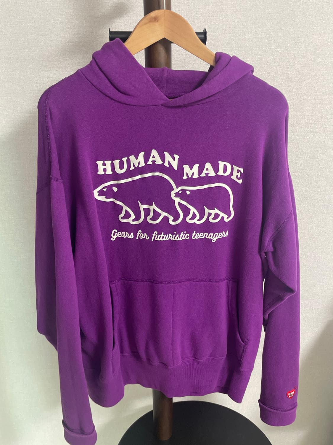 휴먼메이드 베어 후드티 상품이미지2