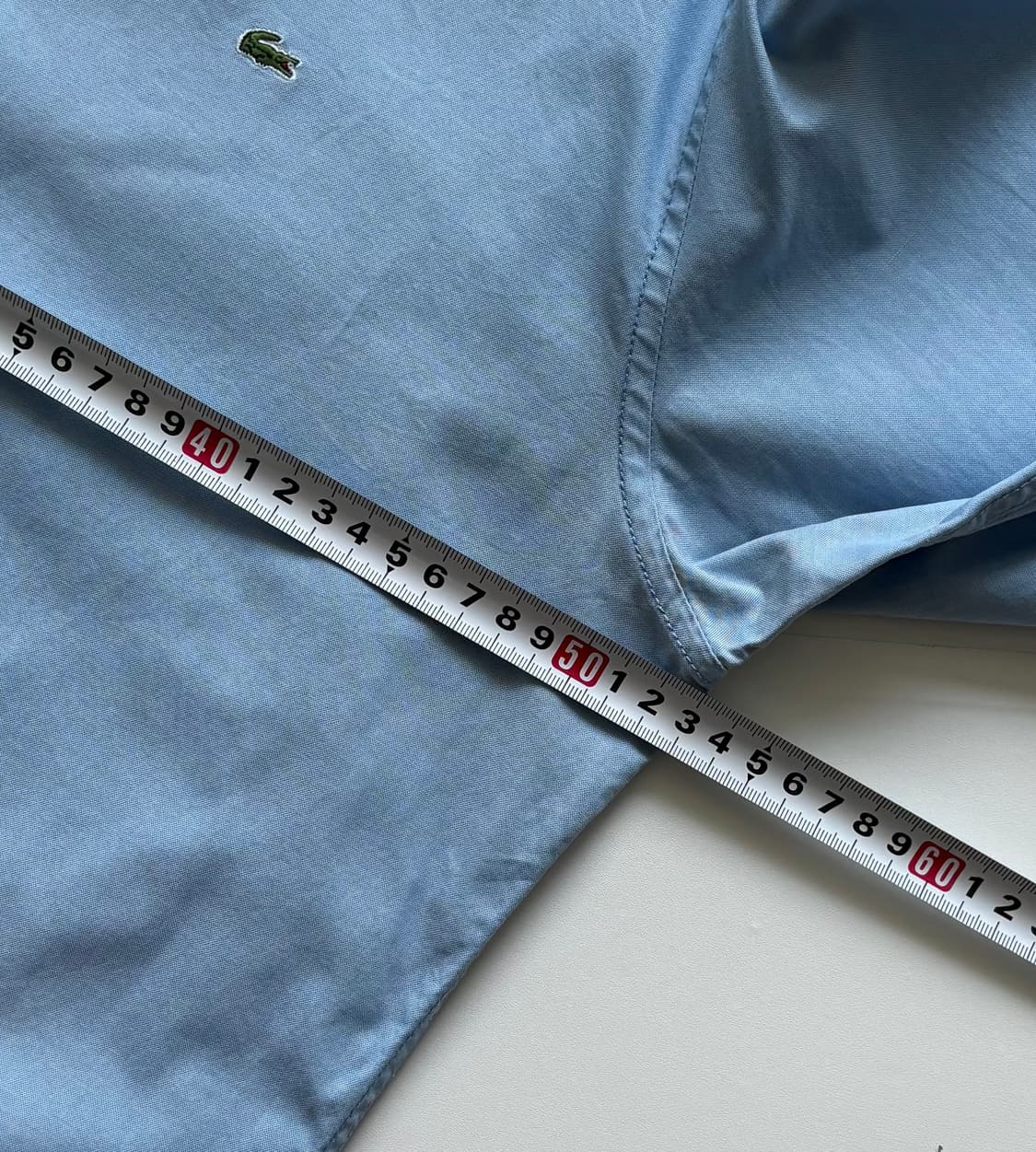 라코스테 하늘색 솔리드 셔츠 상품이미지6