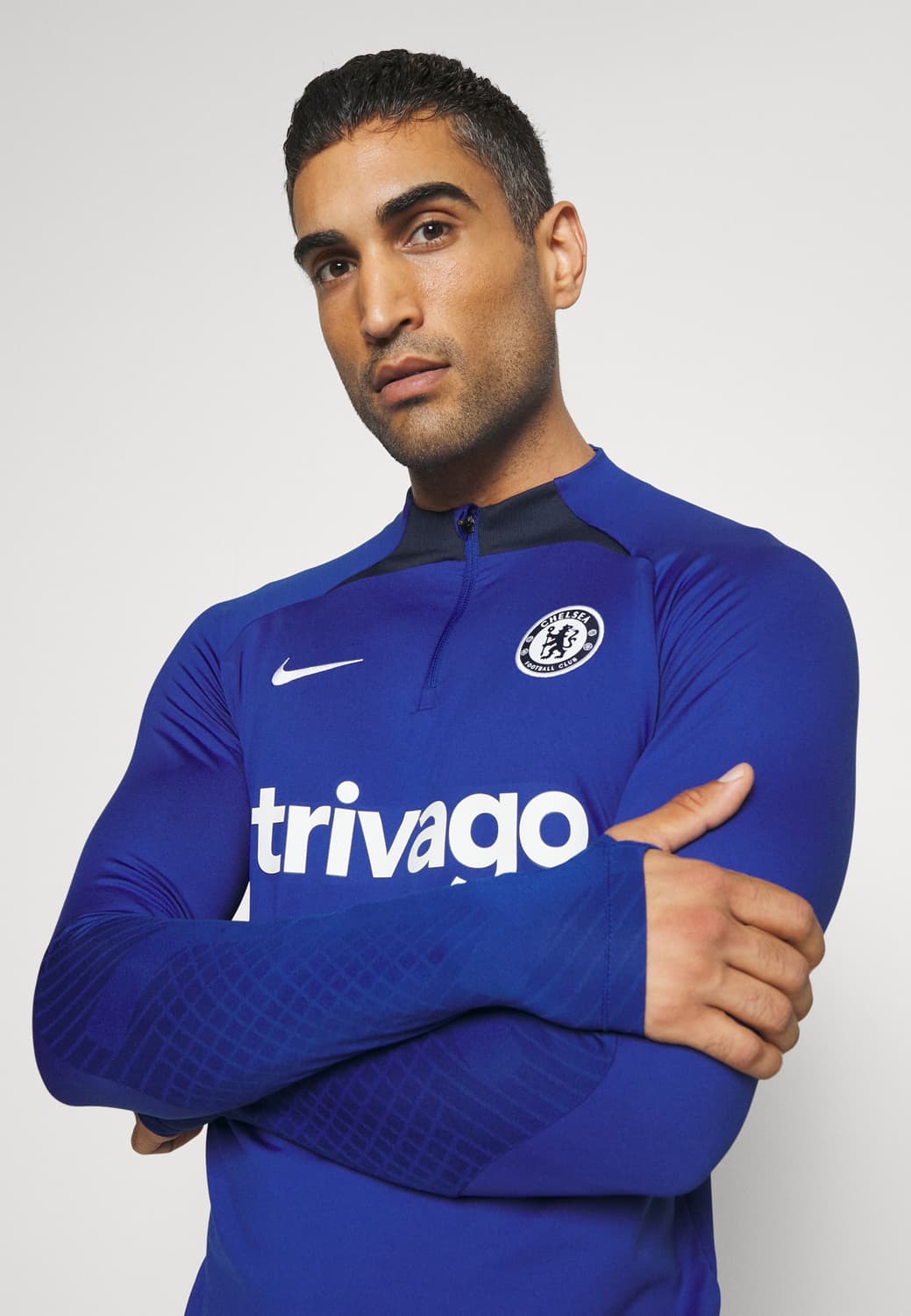 (해외 M) 22 23 나이키 첼시 스트라이크 트레이닝 드릴탑 유니폼 상품이미지5