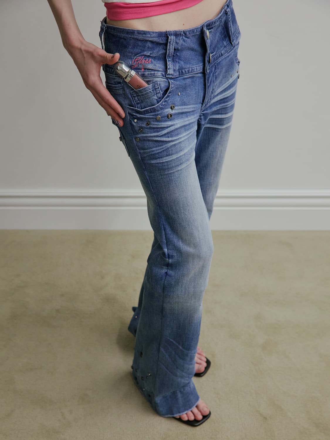 Sculptor DIY Bootcut Denim Ice Blue 상품이미지2