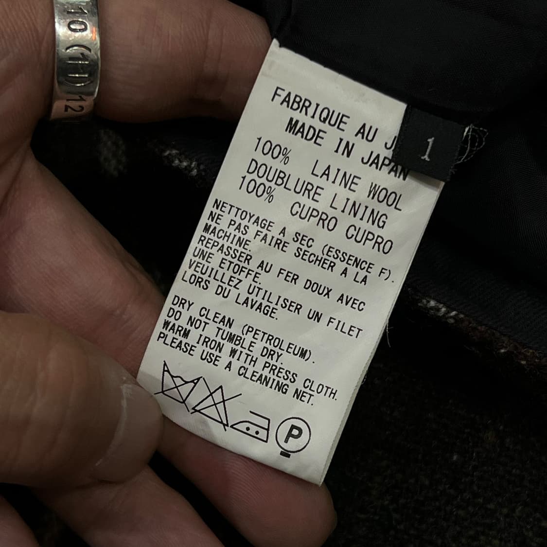  요지야마모토 체크 스커트팬츠 y13879 상품이미지8