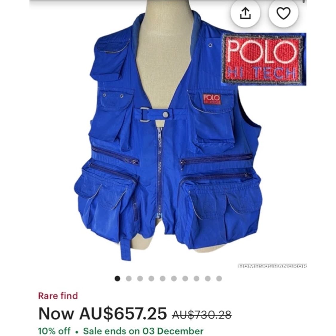 폴로 랄프로렌 90‘s 하이테크 유틸리티 베스트 조끼 상품이미지2